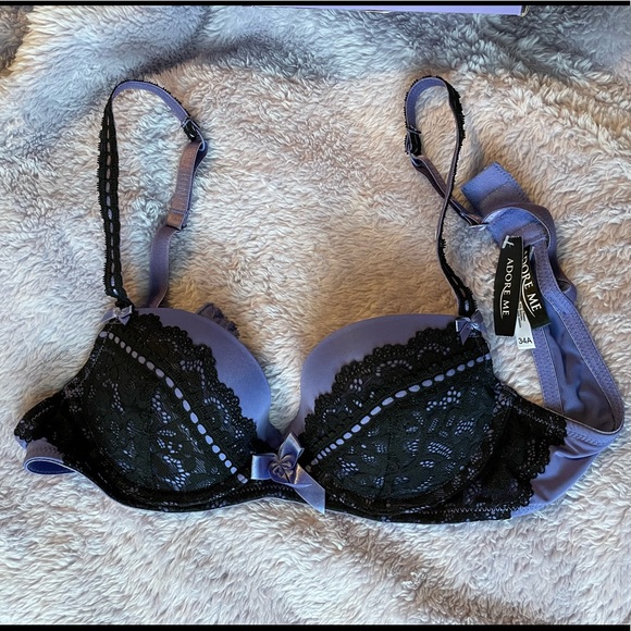 NWT Adore Me 34A Bra with Lace - Picture 4 of 7